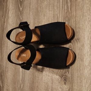 Size 8 TOMS - WOMENS TROPEZ WEDGE